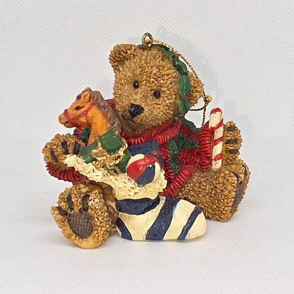 Traditions Collectable Bear Ornaments Lot of 8 Christmas Holiday Bears - Picture 2 of 16